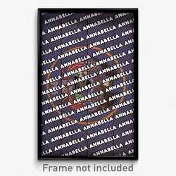 Annabella Utah Poster (UT City Souvenir 11x17 Town Print)
