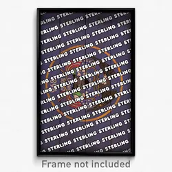 Sterling Utah Poster (UT City Souvenir 11x17 Town Print)