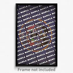Manila Utah Poster (UT City Souvenir 11x17 Town Print)