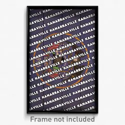 Kanarraville Utah Poster (UT City Souvenir 11x17 Town Print)