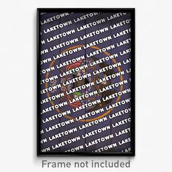 Laketown Utah Poster (UT City Souvenir 11x17 Town Print)