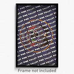 Pine Valley Utah Poster (UT City Souvenir 11x17 Town Print)