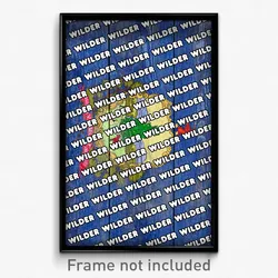 Wilder Vermont Poster (VT City Souvenir 11x17 Town Print)