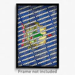 Vergennes Vermont Poster (VT City Souvenir 11x17 Town Print)