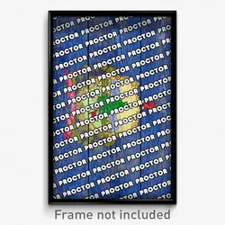 Proctor Vermont Poster (VT City Souvenir 11x17 Town Print)
