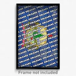 Orleans Vermont Poster (VT City Souvenir 11x17 Town Print)