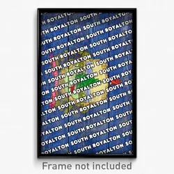 South Royalton Vermont Poster (VT City Souvenir 11x17 Town Print)