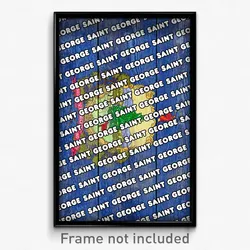 Saint George Vermont Poster (VT City Souvenir 11x17 Town Print)