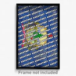 Ascutney Vermont Poster (VT City Souvenir 11x17 Town Print)