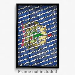 North Hartland Vermont Poster (VT City Souvenir 11x17 Town Print)