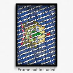Lunenburg Vermont Poster (VT City Souvenir 11x17 Town Print)