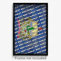 West Pawlet Vermont Poster (VT City Souvenir 11x17 Town Print)