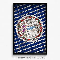 Newport News Virginia Poster (VA City Souvenir 11x17 Town Print)
