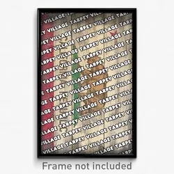 Tarpey Village California Poster (CA City Souvenir 11x17 Town Print)