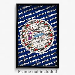 Suffolk Virginia Poster (VA City Souvenir 11x17 Town Print)