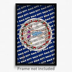 Dale City Virginia Poster (VA City Souvenir 11x17 Town Print)