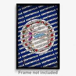 Centreville Virginia Poster (VA City Souvenir 11x17 Town Print)