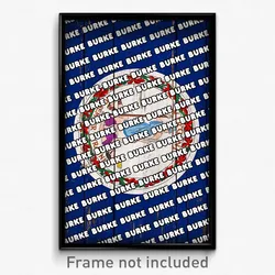 Burke Virginia Poster (VA City Souvenir 11x17 Town Print)