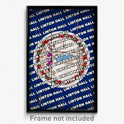 Linton Hall Virginia Poster (VA City Souvenir 11x17 Town Print)
