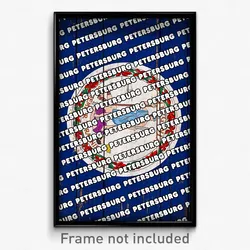 Petersburg Virginia Poster (VA City Souvenir 11x17 Town Print)