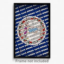 Cave Spring Virginia Poster (VA City Souvenir 11x17 Town Print)
