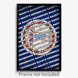 Bailey's Crossroads Virginia Poster (VA City Souvenir 11x17 Town Print)