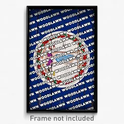 Woodlawn Virginia Poster (VA City Souvenir 11x17 Town Print)