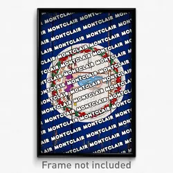 Montclair Virginia Poster (VA City Souvenir 11x17 Town Print)
