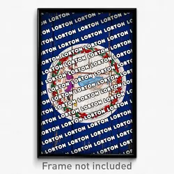 Lorton Virginia Poster (VA City Souvenir 11x17 Town Print)