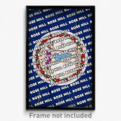 Rose Hill Virginia Poster (VA City Souvenir 11x17 Town Print)