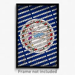 Meadowbrook Virginia Poster (VA City Souvenir 11x17 Town Print)