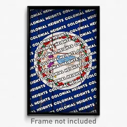 Colonial Heights Virginia Poster (VA City Souvenir 11x17 Town Print)