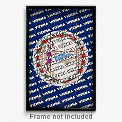 Vienna Virginia Poster (VA City Souvenir 11x17 Town Print)