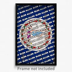 Glen Allen Virginia Poster (VA City Souvenir 11x17 Town Print)
