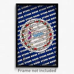 Stone Ridge Virginia Poster (VA City Souvenir 11x17 Town Print)