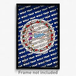 Wolf Trap Virginia Poster (VA City Souvenir 11x17 Town Print)