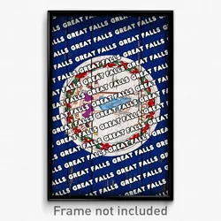 Great Falls Virginia Poster (VA City Souvenir 11x17 Town Print)
