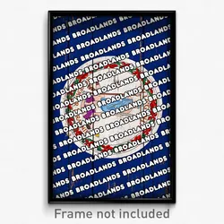 Broadlands Virginia Poster (VA City Souvenir 11x17 Town Print)