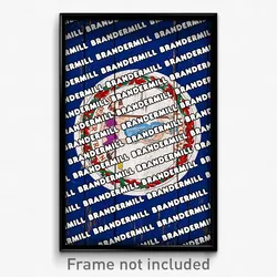 Brandermill Virginia Poster (VA City Souvenir 11x17 Town Print)