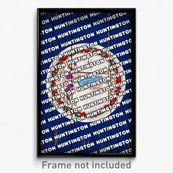 Huntington Virginia Poster (VA City Souvenir 11x17 Town Print)