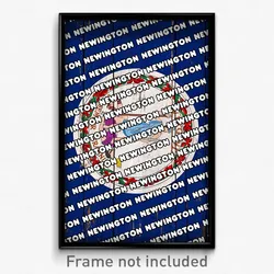 Newington Virginia Poster (VA City Souvenir 11x17 Town Print)