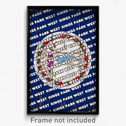 Kings Park West Virginia Poster (VA City Souvenir 11x17 Town Print)