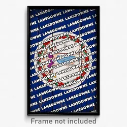Lansdowne Virginia Poster (VA City Souvenir 11x17 Town Print)