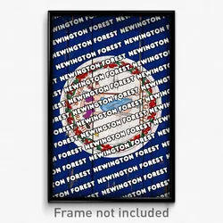 Newington Forest Virginia Poster (VA City Souvenir 11x17 Town Print)