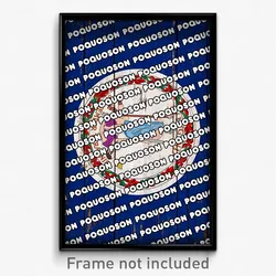 Poquoson Virginia Poster (VA City Souvenir 11x17 Town Print)