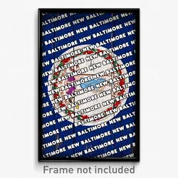 New Baltimore Virginia Poster (VA City Souvenir 11x17 Town Print)