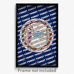 Forest Virginia Poster (VA City Souvenir 11x17 Town Print)