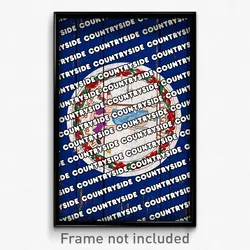 Countryside Virginia Poster (VA City Souvenir 11x17 Town Print)