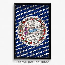 Lake of the Woods Virginia Poster (VA City Souvenir 11x17 Town Print)
