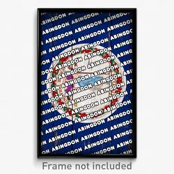 Abingdon Virginia Poster (VA City Souvenir 11x17 Town Print)